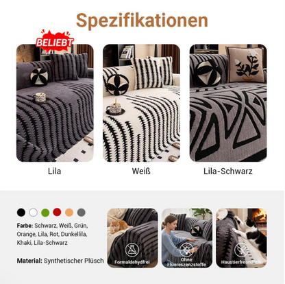 Plüsch Sofaüberwurf 2025