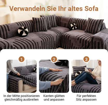Plüsch Sofaüberwurf 2025