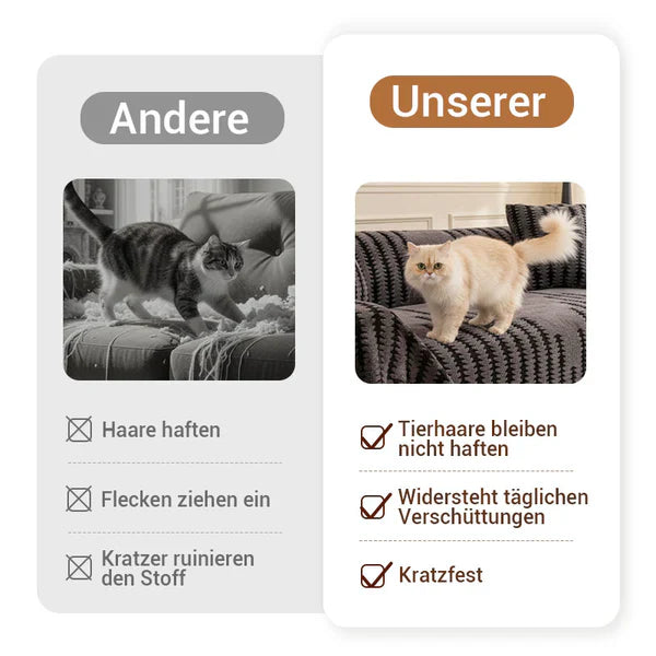 Plüsch Sofaüberwurf 2025