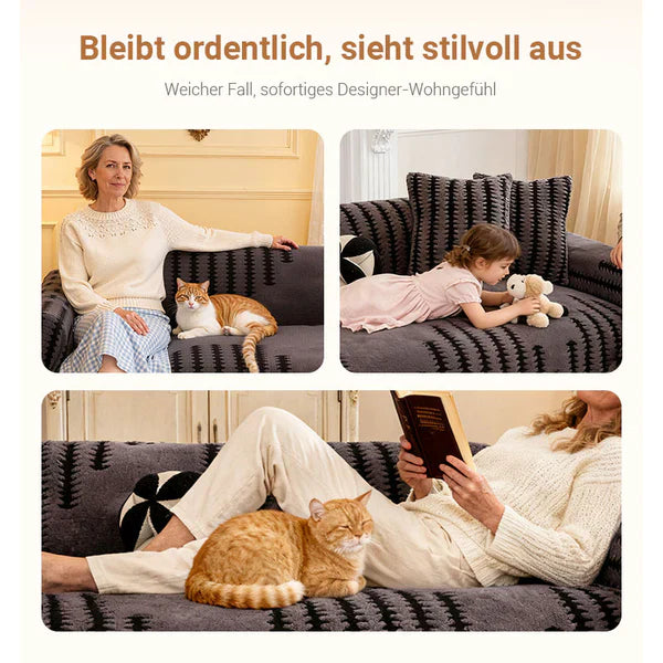 Plüsch Sofaüberwurf 2025