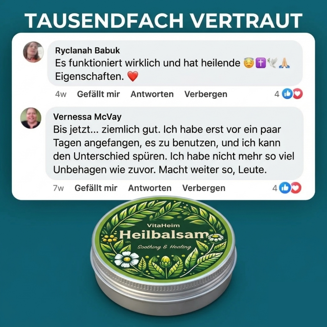 VitaHeim Heilbalsam — Das Kräuter-Kraftwerk