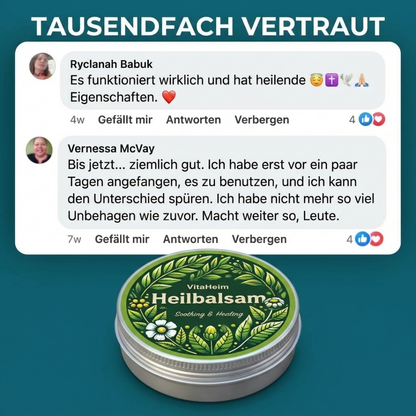 VitaHeim Heilbalsam — Das Kräuter-Kraftwerk