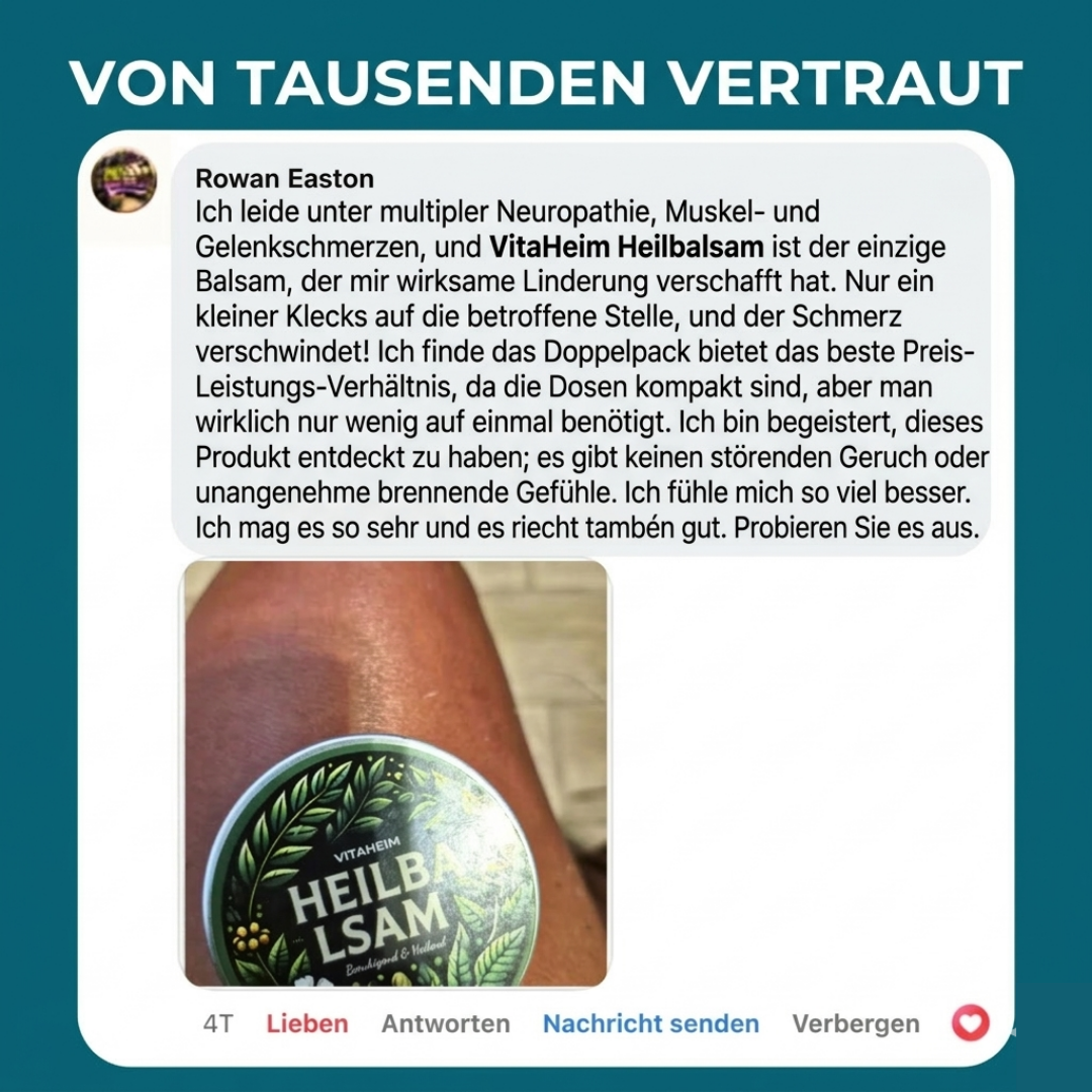 VitaHeim Heilbalsam — Das Kräuter-Kraftwerk