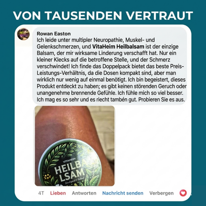 VitaHeim Heilbalsam — Das Kräuter-Kraftwerk