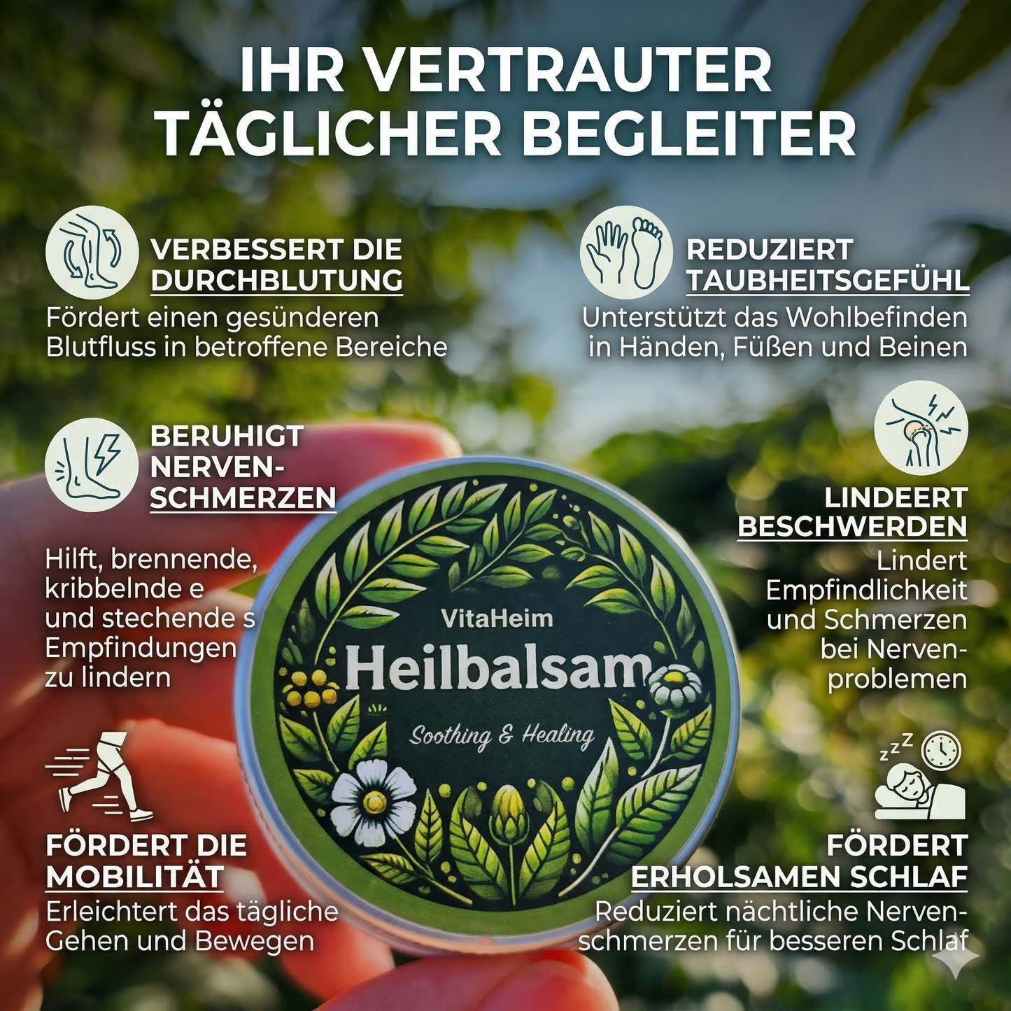 VitaHeim Heilbalsam — Das Kräuter-Kraftwerk