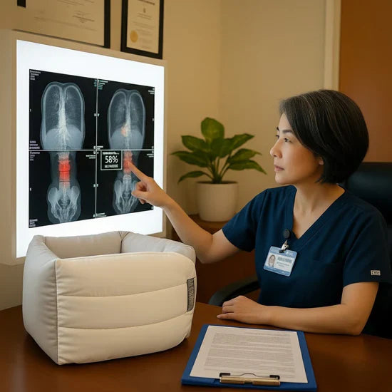 Bandscheibenvorfall und Wirbels&auml;ulenschmerzen beim Schlafen